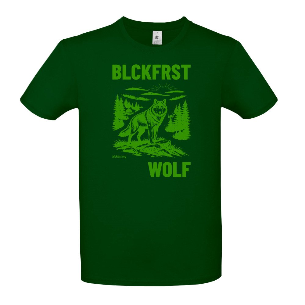 Schwarzwald Wolf | BLCKFRST - Kerle - T-Shirt – Bild 2