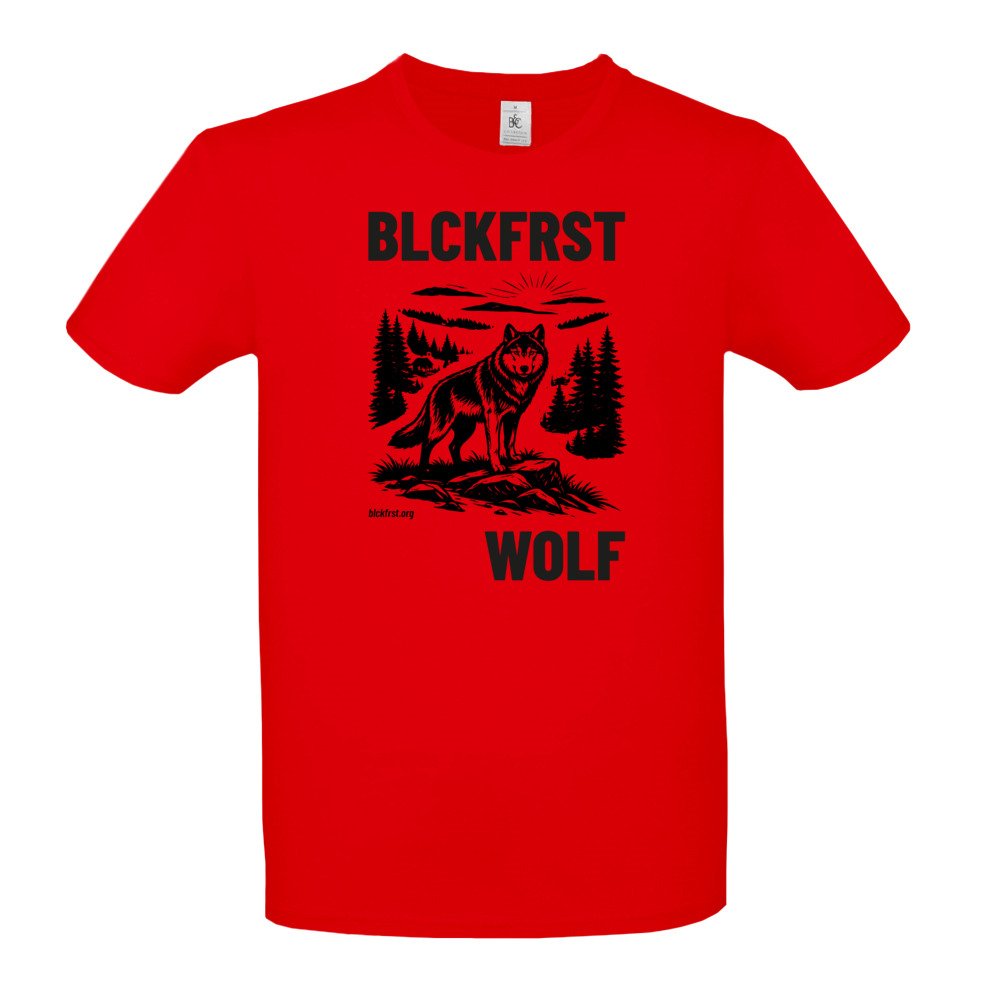 Schwarzwald Wolf | BLCKFRST - Kerle - T-Shirt – Bild 3