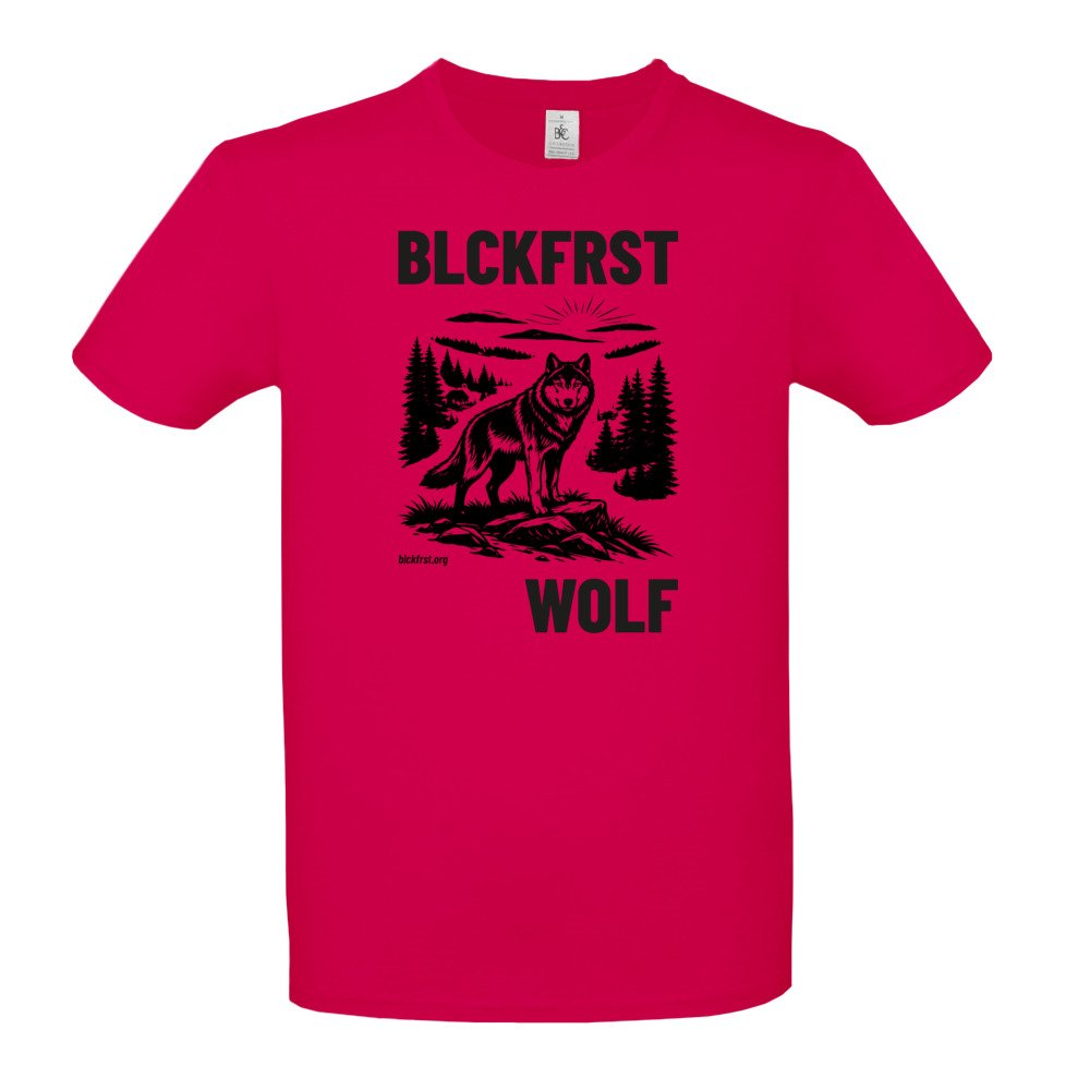 Schwarzwald Wolf | BLCKFRST - Kerle - T-Shirt – Bild 4