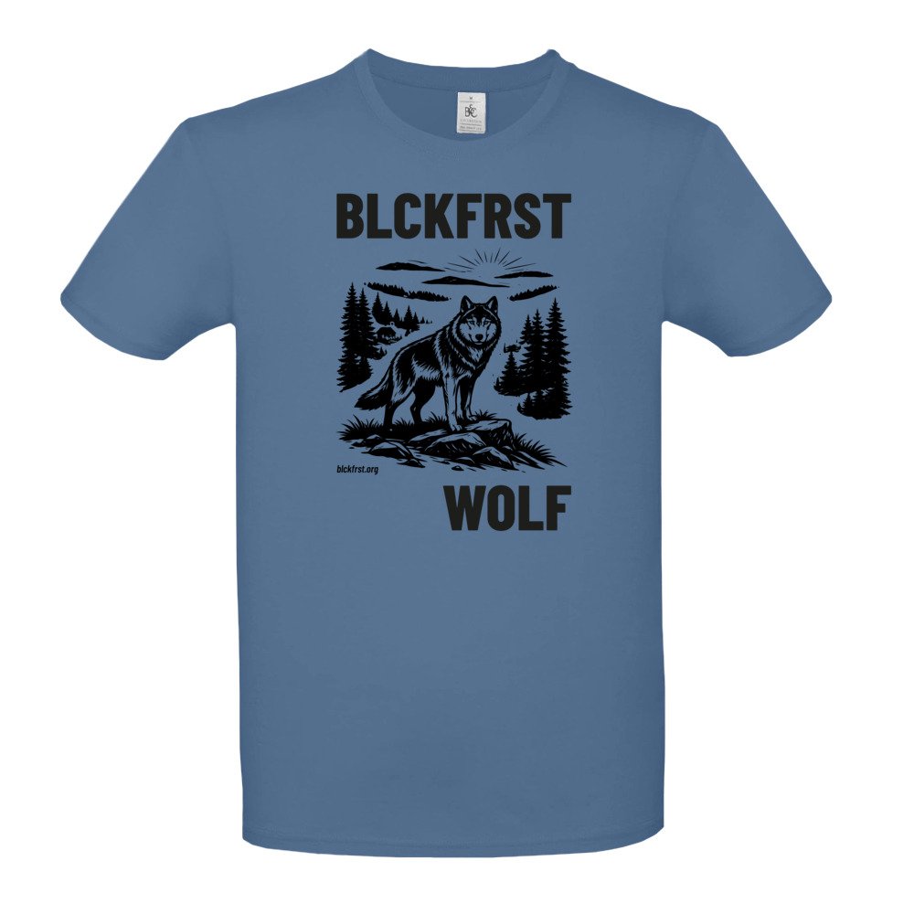 Schwarzwald Wolf | BLCKFRST - Kerle - T-Shirt – Bild 7