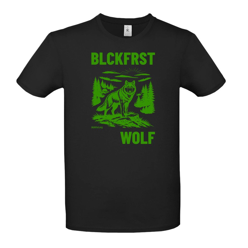 Schwarzwald Wolf | BLCKFRST - Kerle - T-Shirt – Bild 8