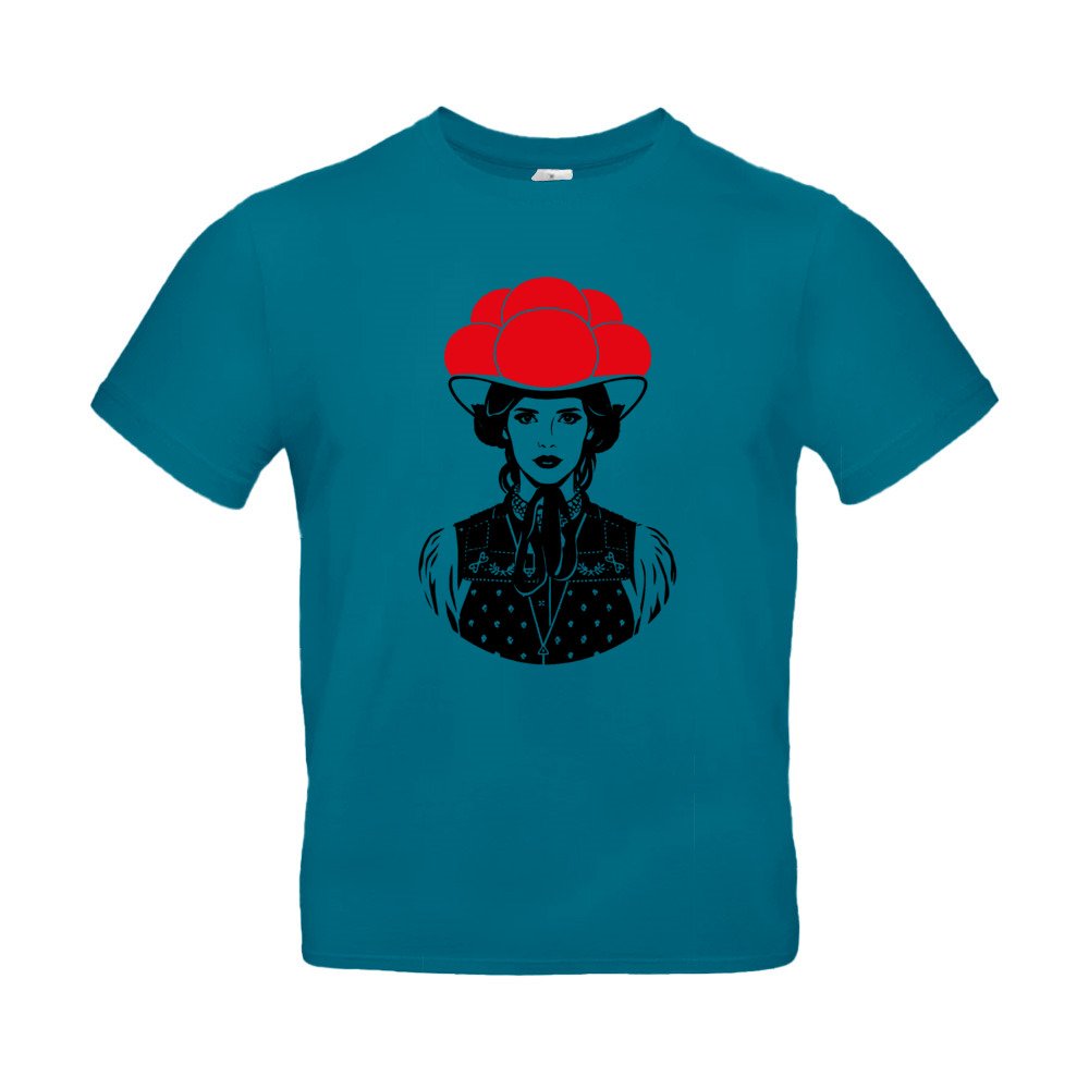 Schwarzwald Bollenhut Madam | BLCKFRST - Kerle- Tshirt – Bild 6