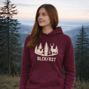 Auer und Hirsch im Wald - Mädle