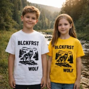 Tshirt Schwarzwald Wolf Kids