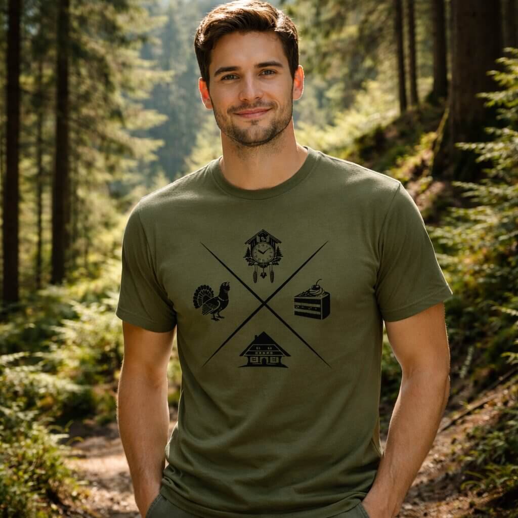 Schwarzwald Heritage Symbole | BLCKFRST - Kerle - T-Shirt