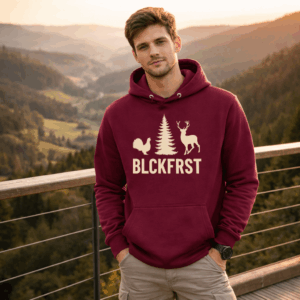 BLCKFRST Hahn, Tanne und Hirsch – Kerle – Hoodie