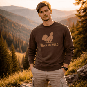 Schwarzwald Hahn im Wald | BLCKFRST - Kerle - Sweater