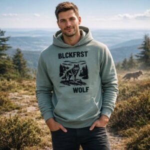 Schwarzwald Wolf | BLCKFRST - Kerle - Hoodie
