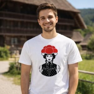 Schwarzwald Bollenhut Madam | BLCKFRST - Kerle- Tshirt